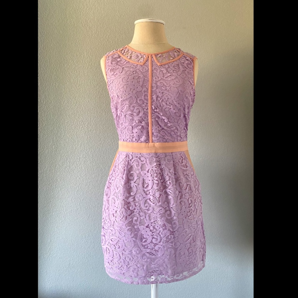 Lavender Lace Dress, Size S
